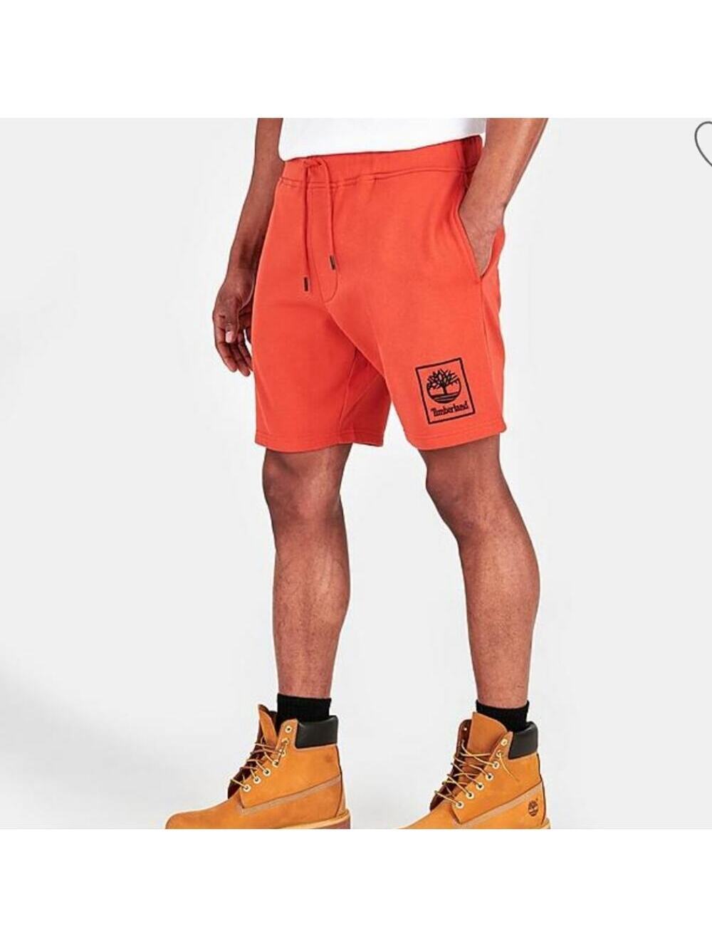 Men's Timberland Stack Logo Large Sweatshorts NWT